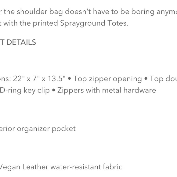 Sprayground - The Artists Touch Tote - Picture 7 of 7